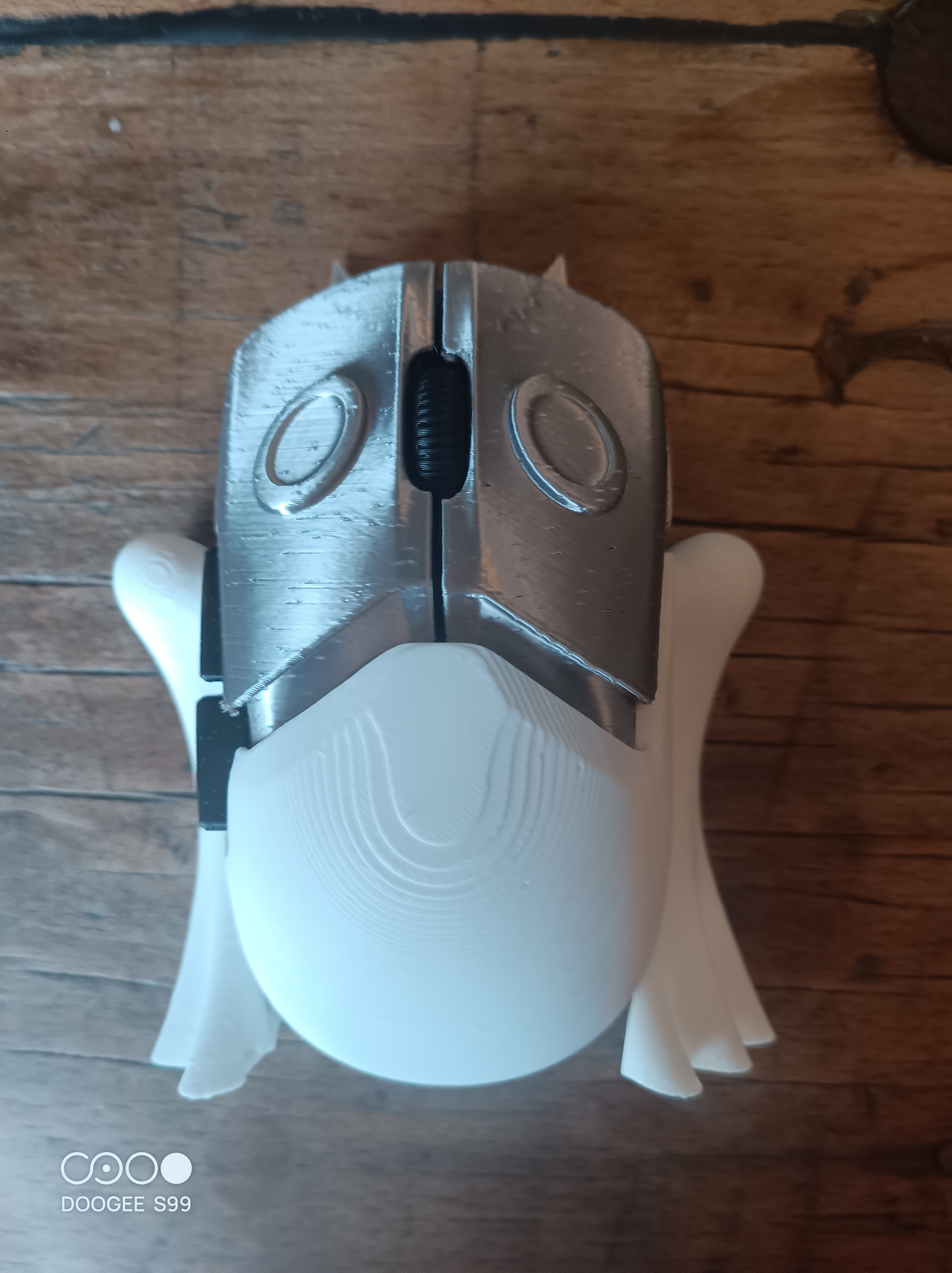 Miniatura 2 do modelo 3D HyperX Pulsefire Saga - Shells GHOST Mask