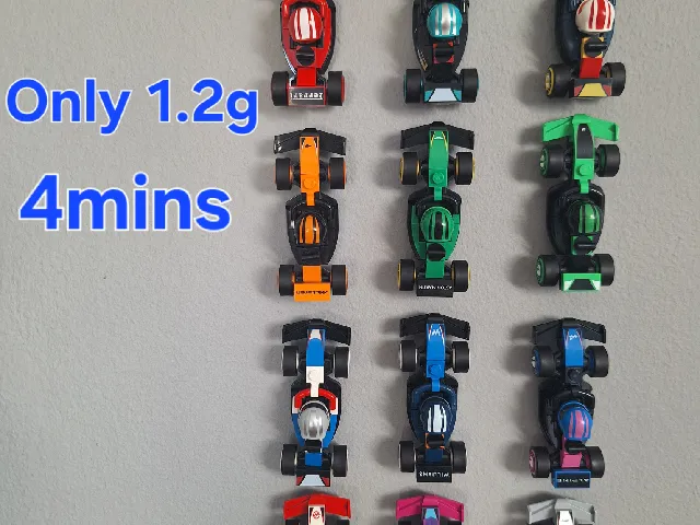 Simple Wall attached holder for F1 MINI lego