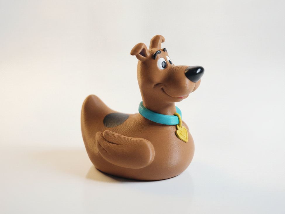 Rubber Duck Scooby Doo Bath Toy 3D Printable