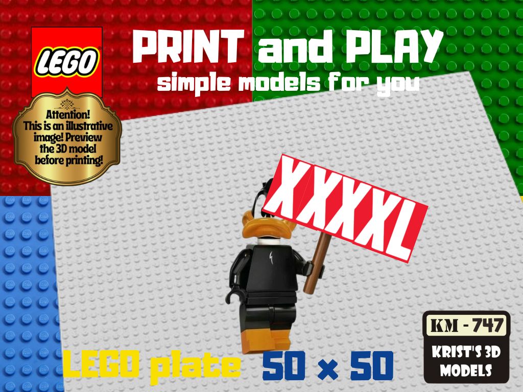 lego base plate 50 x 50 studs