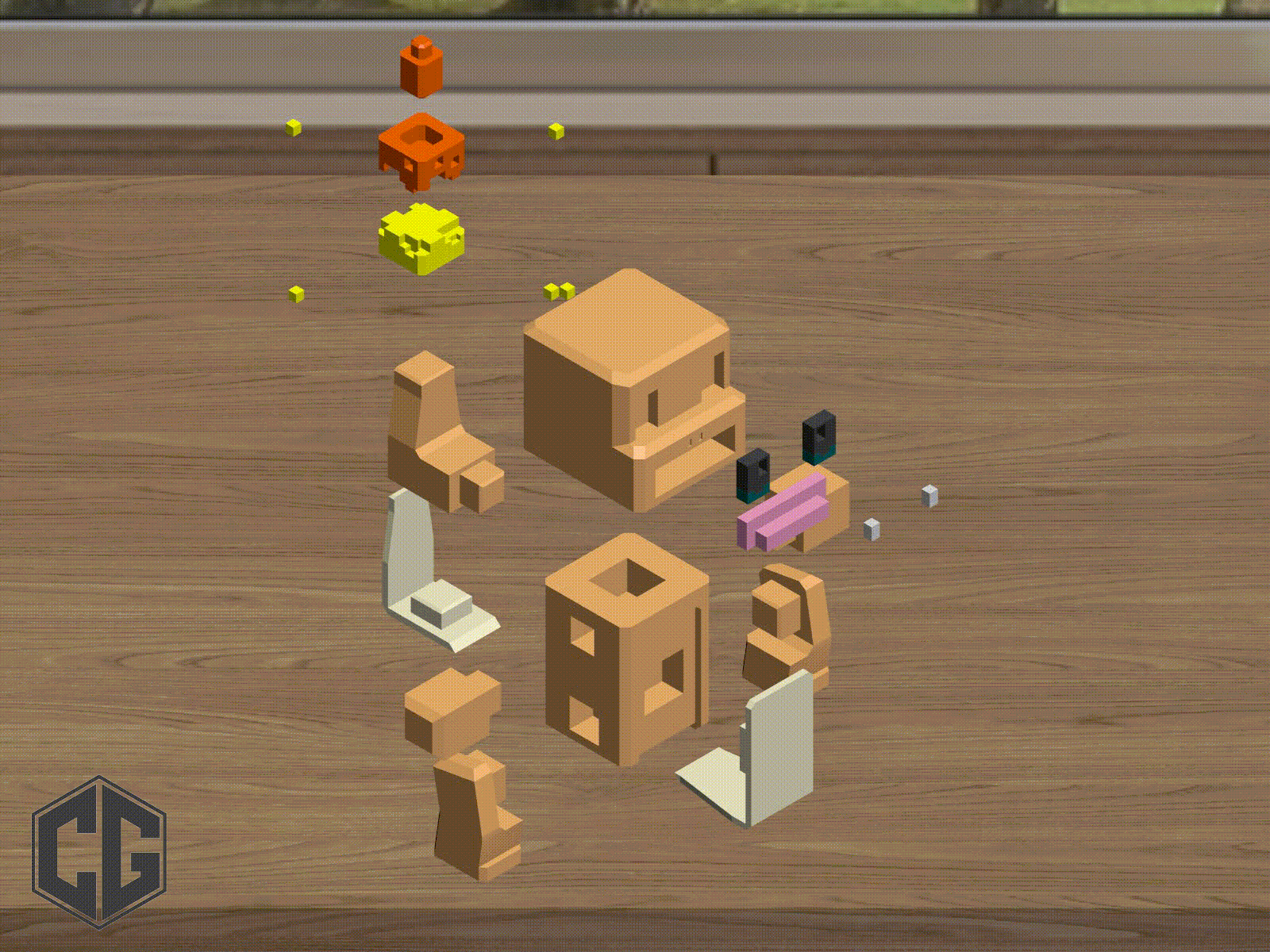 Miniatura 5 do modelo 3D Charmander Pokemon Multipart