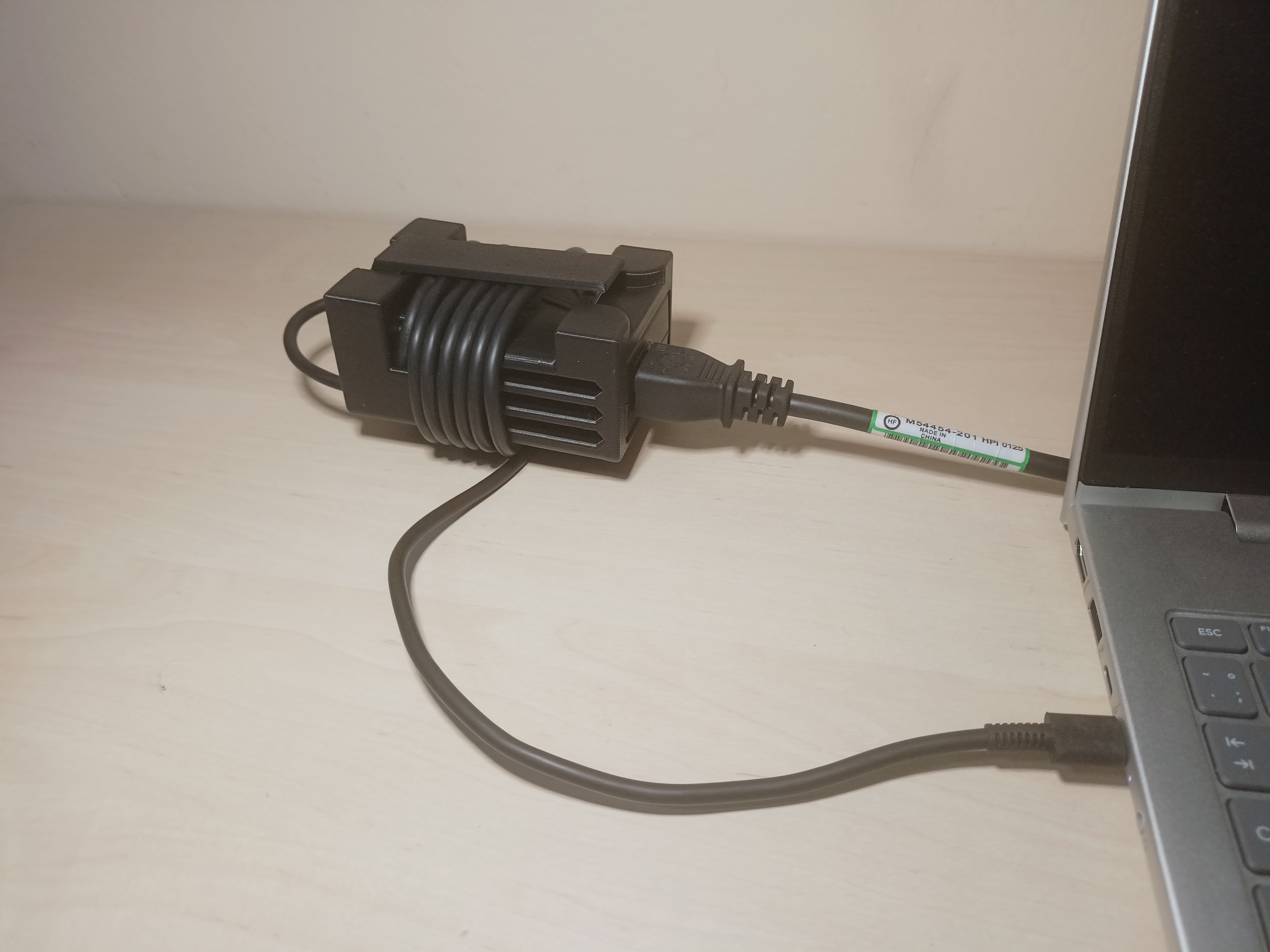 HP charger organizer