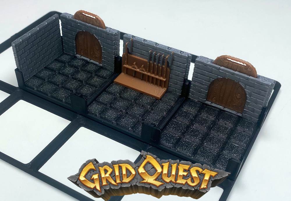 GridQuest BASE 3x1 (The Gridfinity Game)
