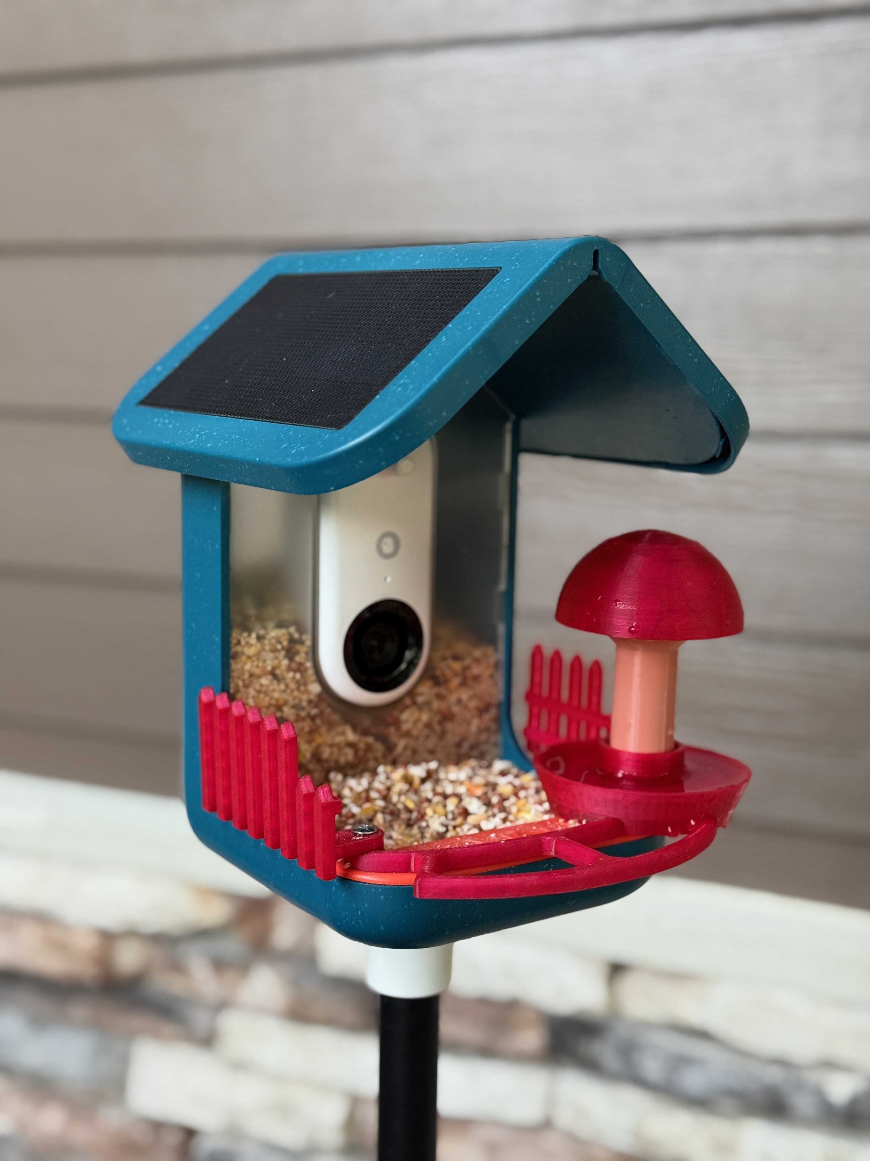 Mushroom Water Bulb for Bird Buddy Bird Bath