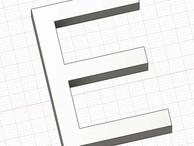 Letter E