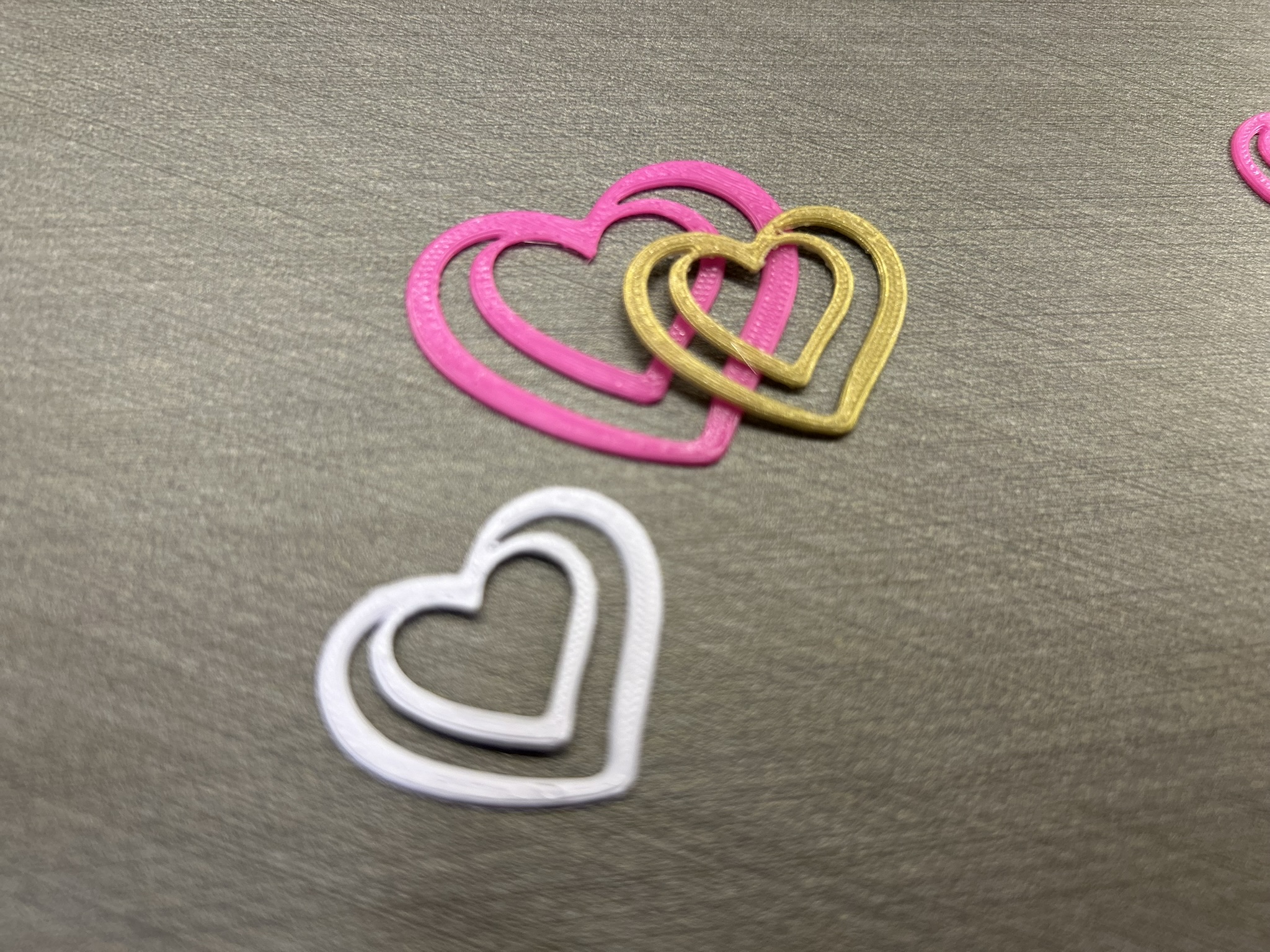 Valentine Heart Paper Clip – Functional 3D Print (2 Sizes) — thumbnail 2