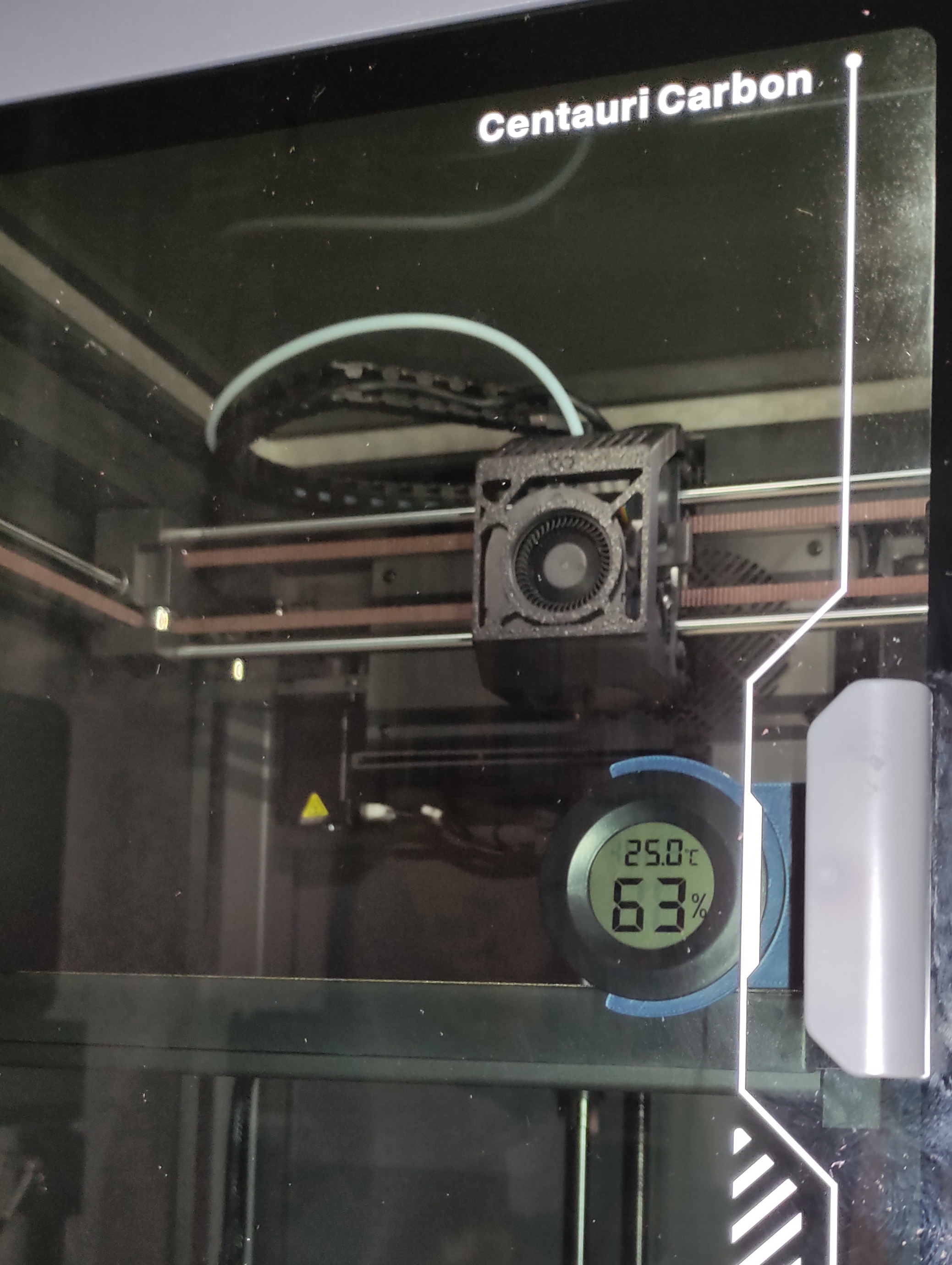 Hygrometer and Thermometer Holder for Elegoo Centauri Carbon