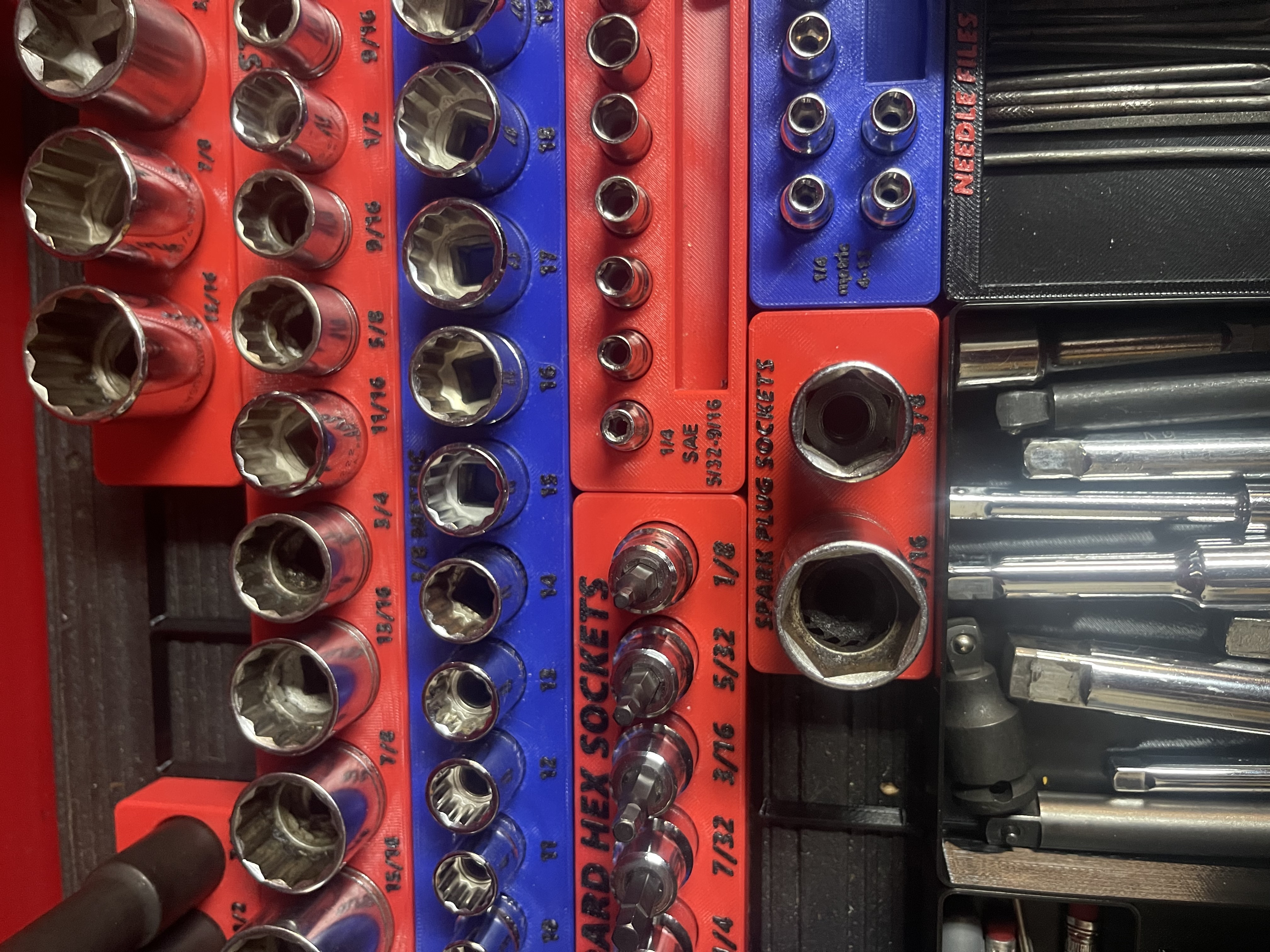 GRIDFINITY SPARK PLUG SOCKET HOLDER NO AMS NO SUPPORTS