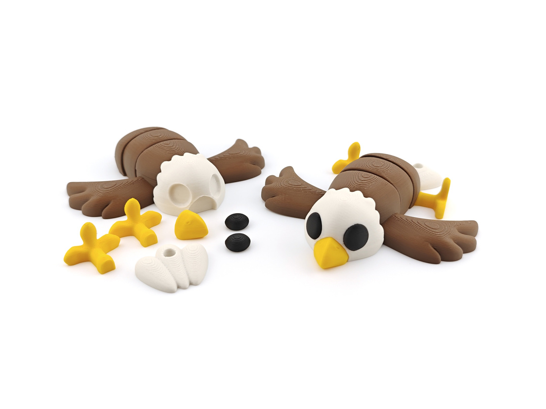 Eagle - Articulated Animal - AMS and No AMS