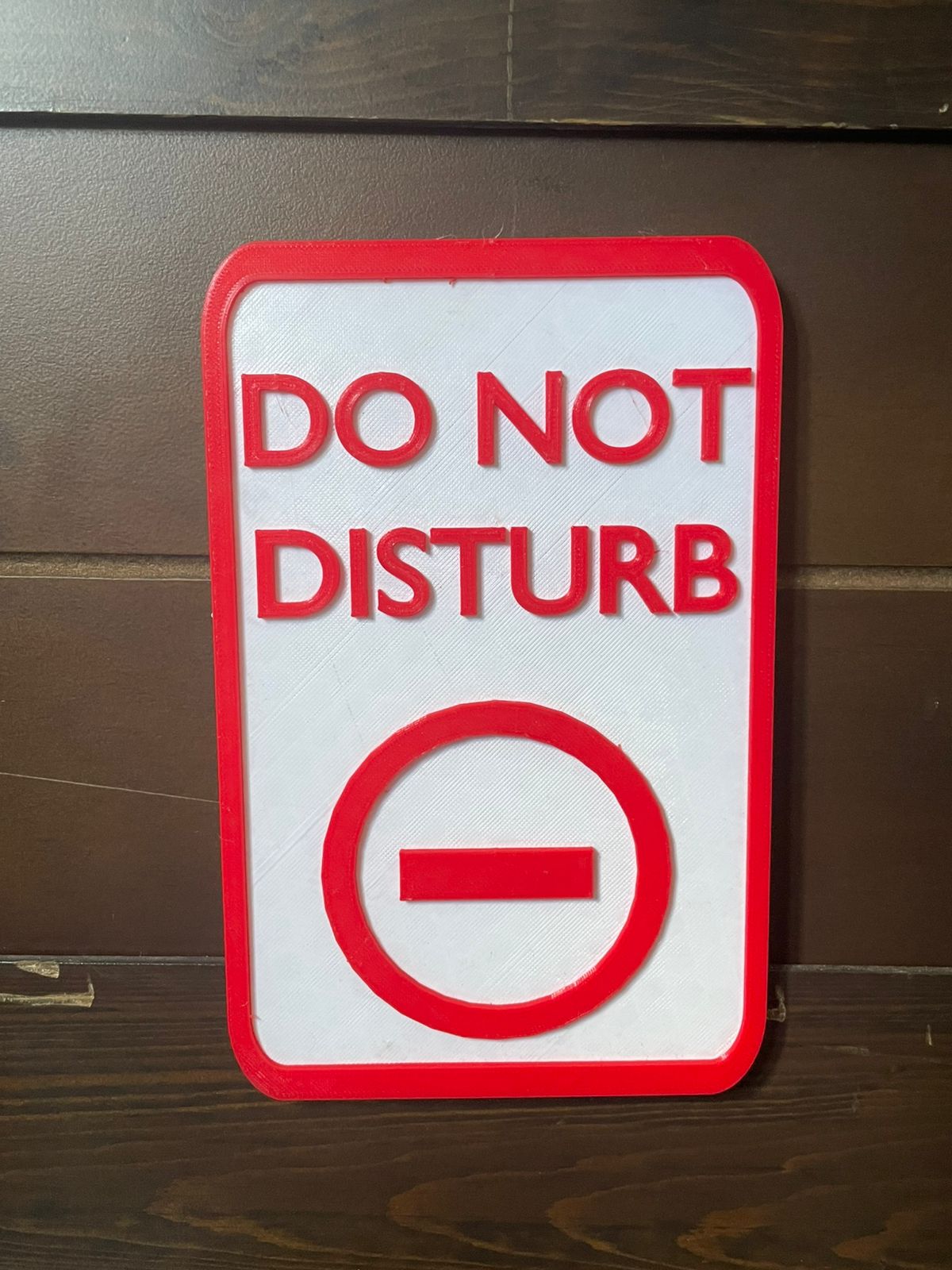 Do Not Disturb Sign 3D model