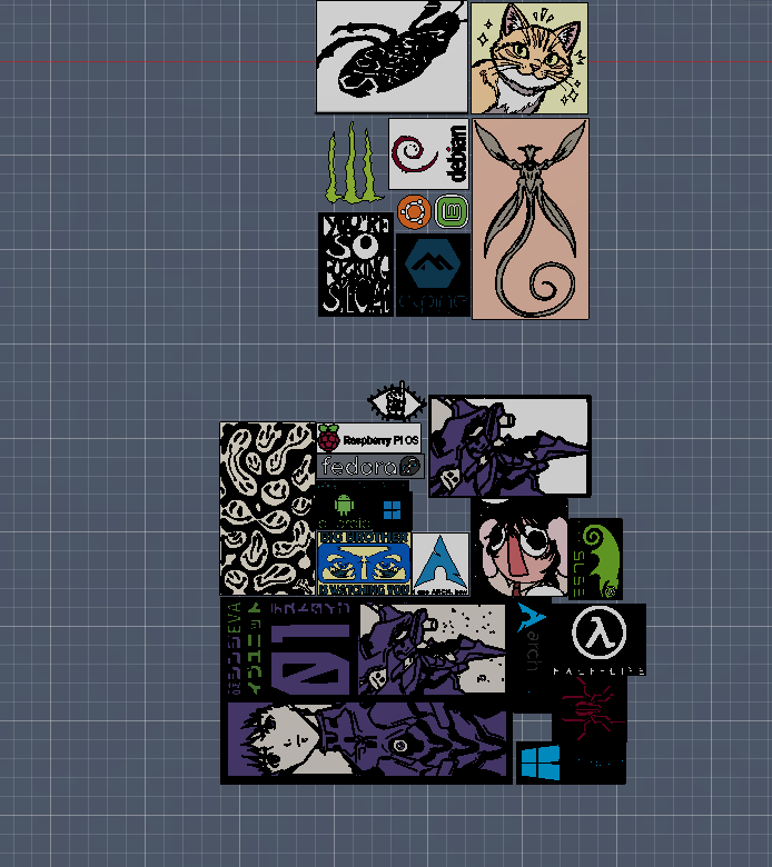 CHARMS V2 (more charms) (now under 256x256x256)