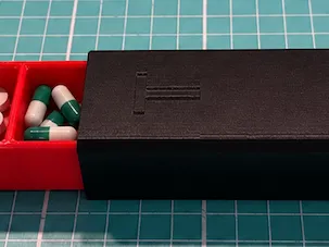 Pill Dispenser 7 Day, Blind And Vision Impaired Friendly