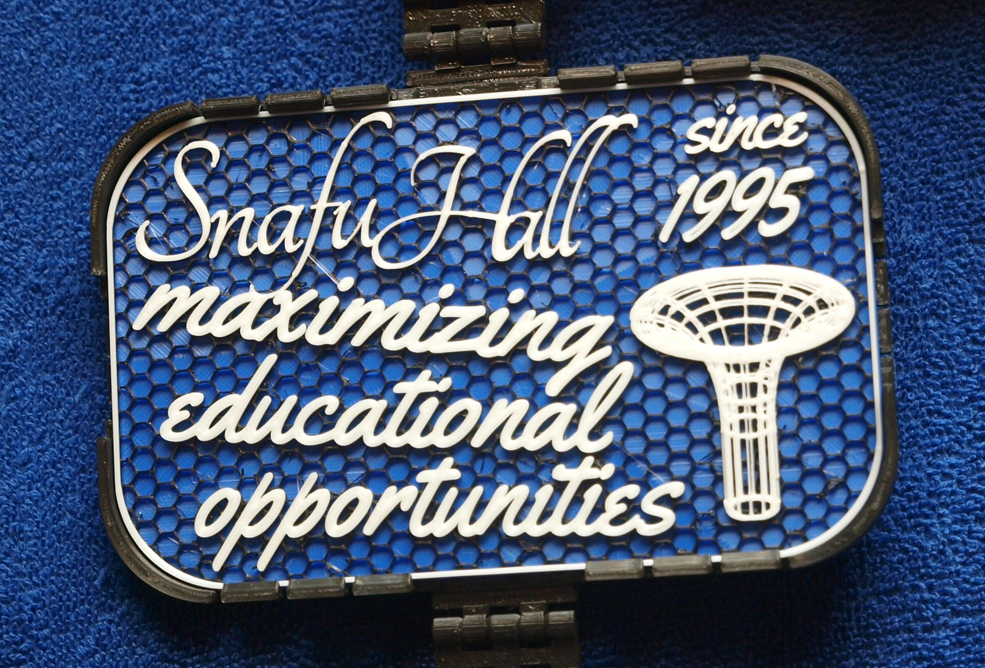 30 years of Snafu Hall sign