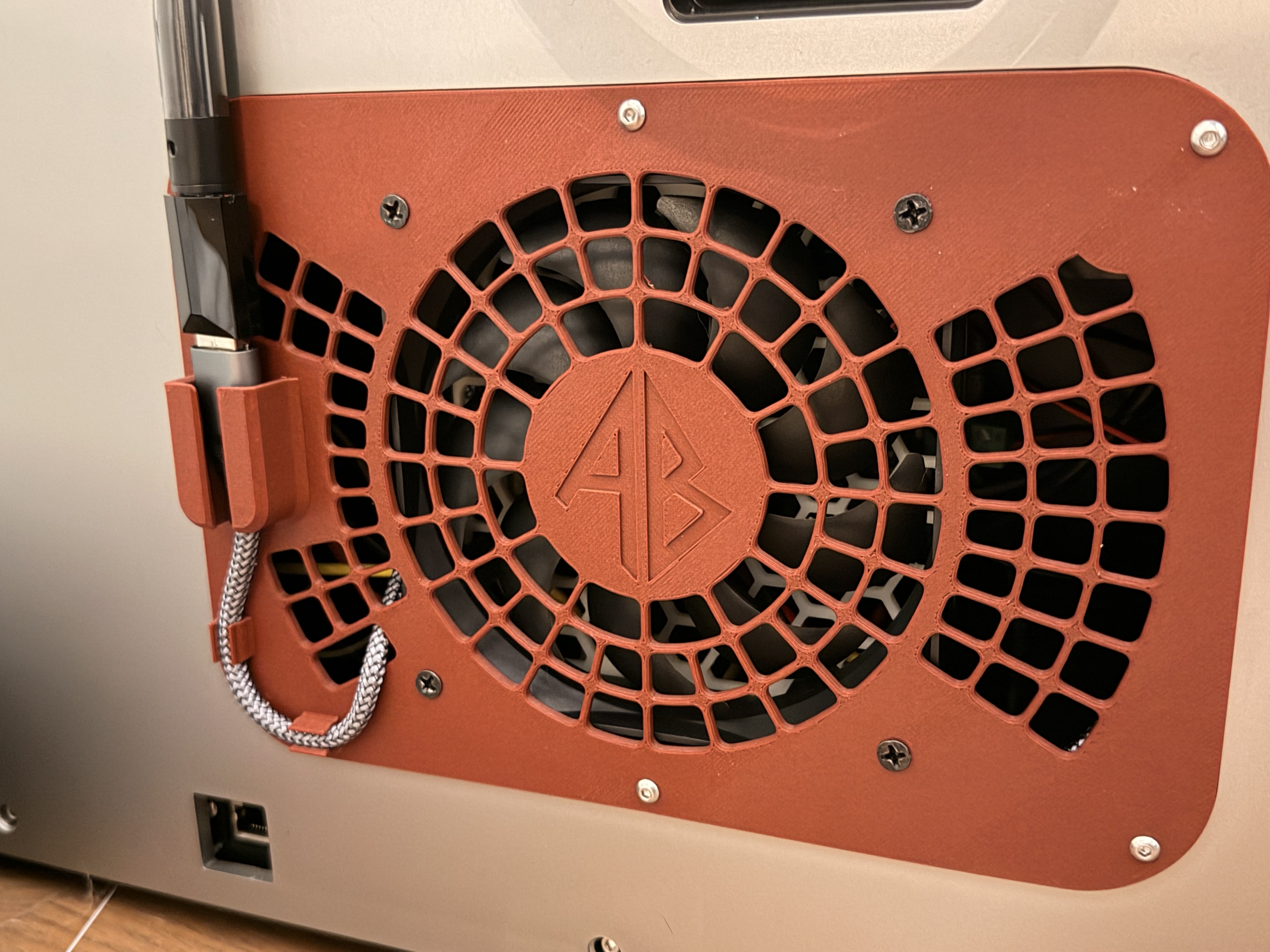 QIDI Plus 4 Backplate - Upgraded fan + WIFI Dongle