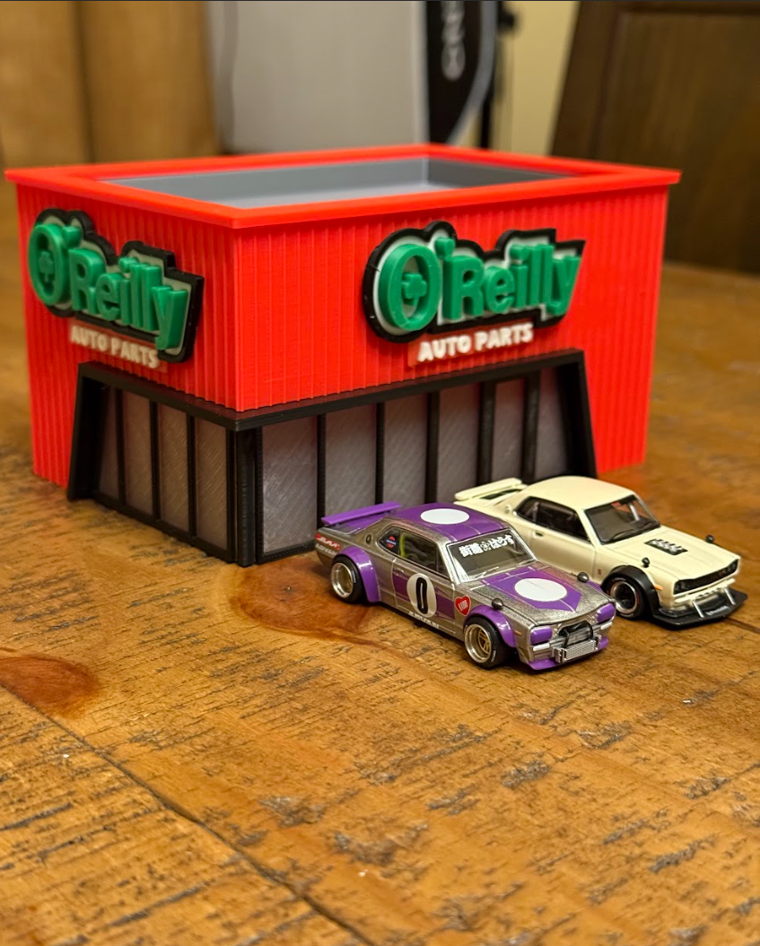 1:64 OReilly Auto Parts Diorama