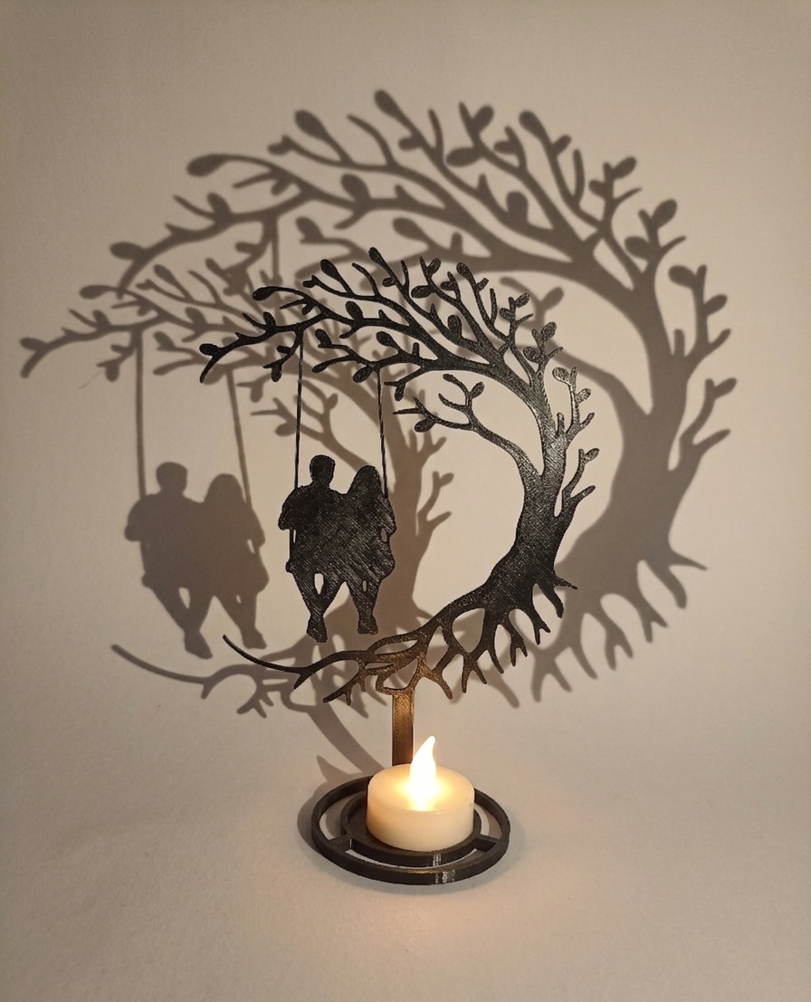Tea light holder fairy