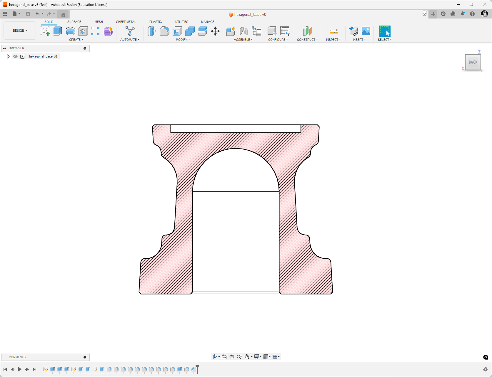Miniatura 5 do modelo 3D Hexagonal display base