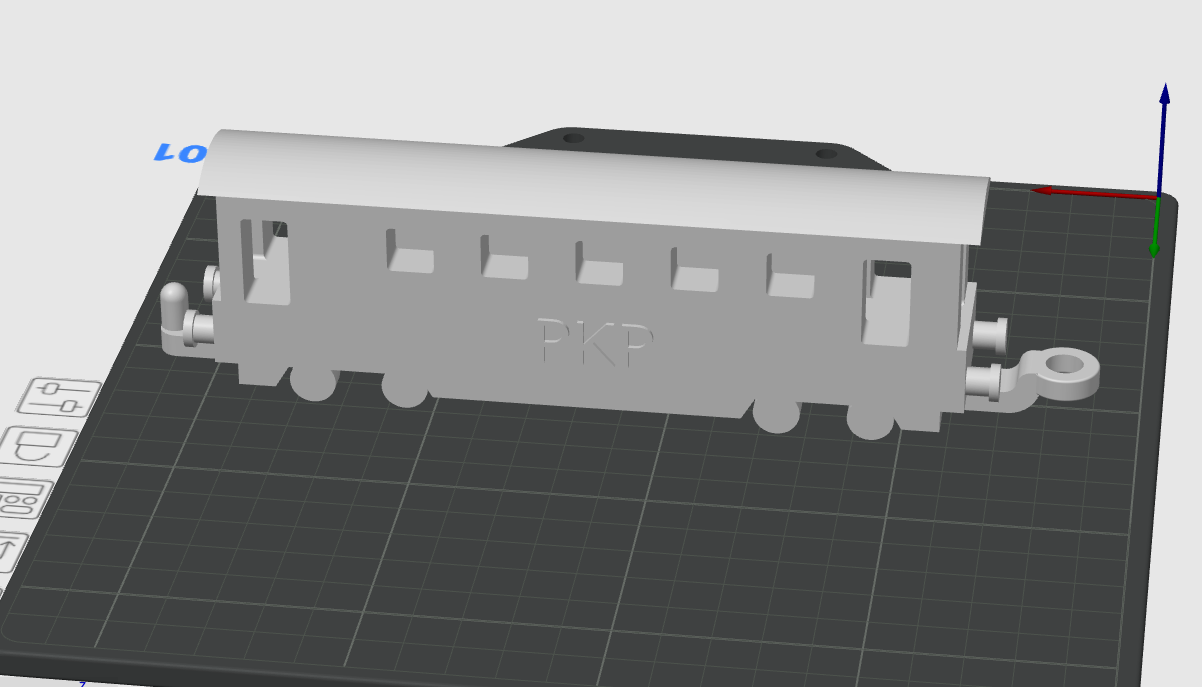 OKO1 steam lokomotive looking toy