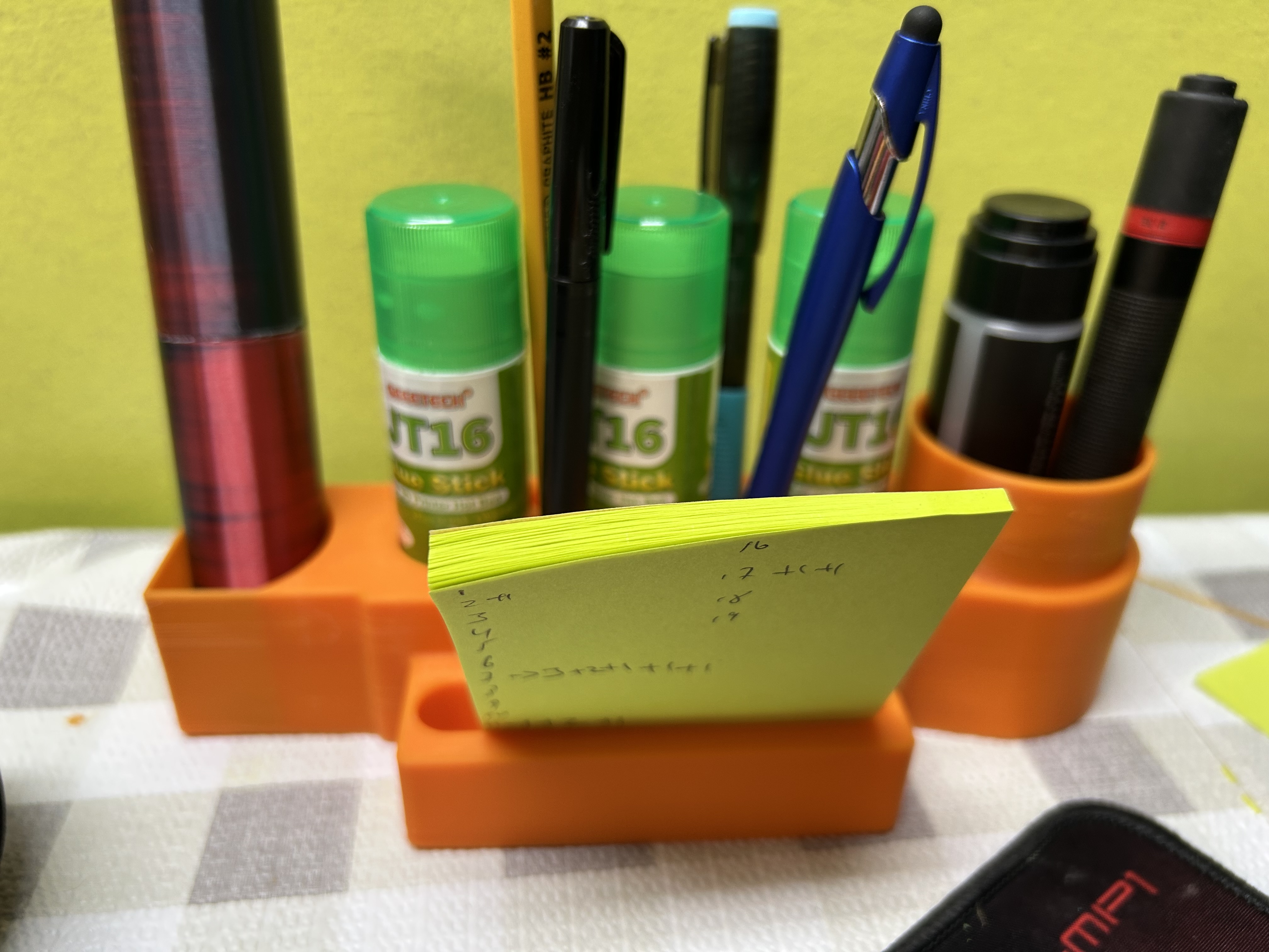 Glue & pen holder