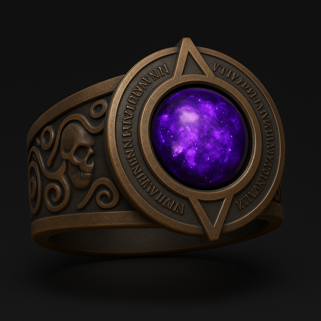 Sorcerer’s Ring with Mystical Orb