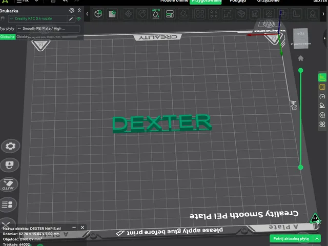Dexter writing logo