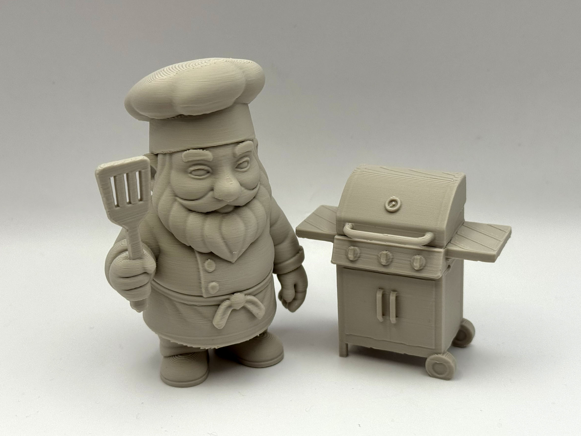 BBQ Garden Gnome Set