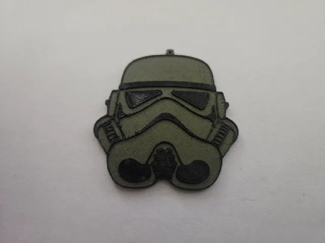 Stormtrooper Helmet Keychain Toy
