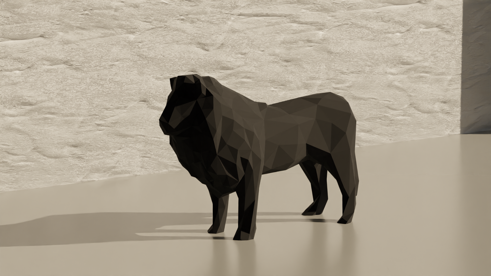 Lion - Low Poly (Decoration)