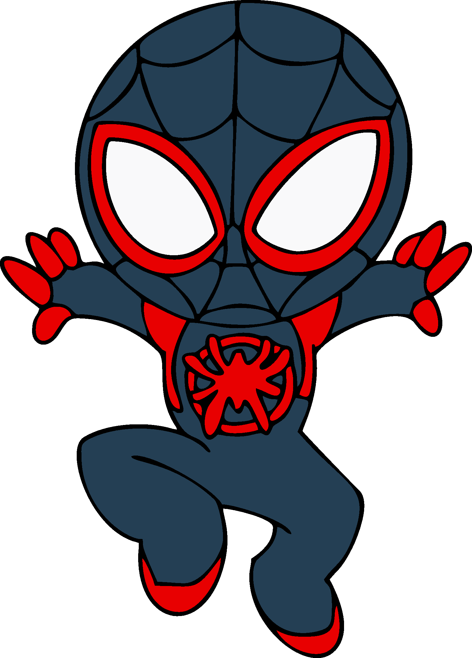 HueForge Spiderman Miles Morales by Joseph Salonis | Download free STL ...