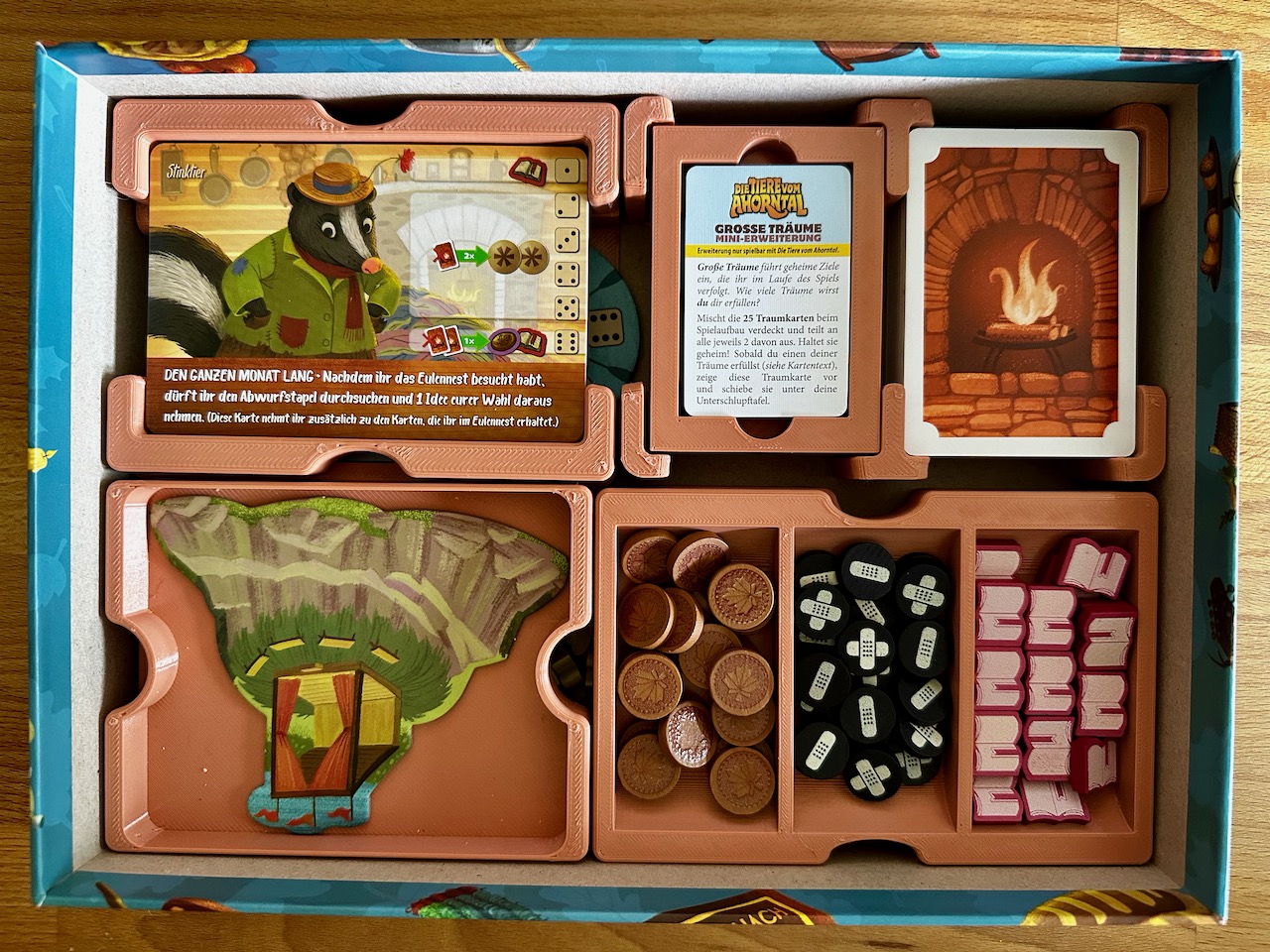 Creature Comforts Board Game Storage Trays For Wooden Resource Upgrade