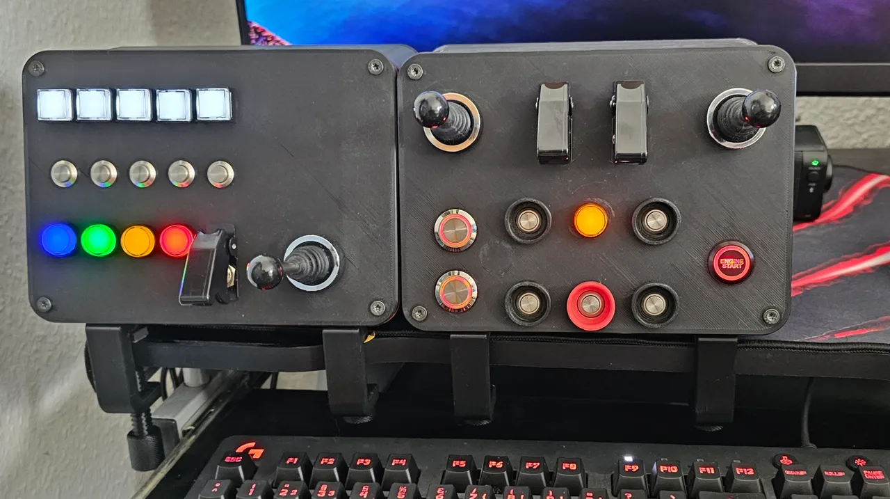 Button Box for Simulater ( ETS2 / Pc ) by Chris Ne