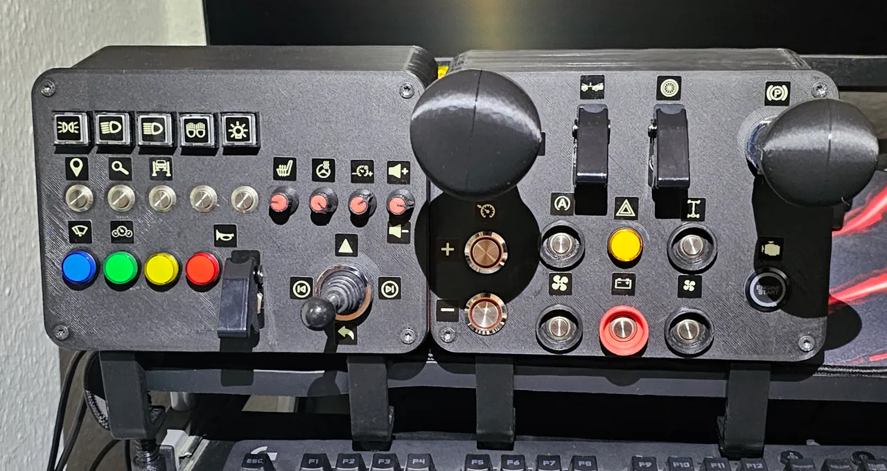 Button Box for Simulater ( ETS2 / Pc ) by Chris Ne