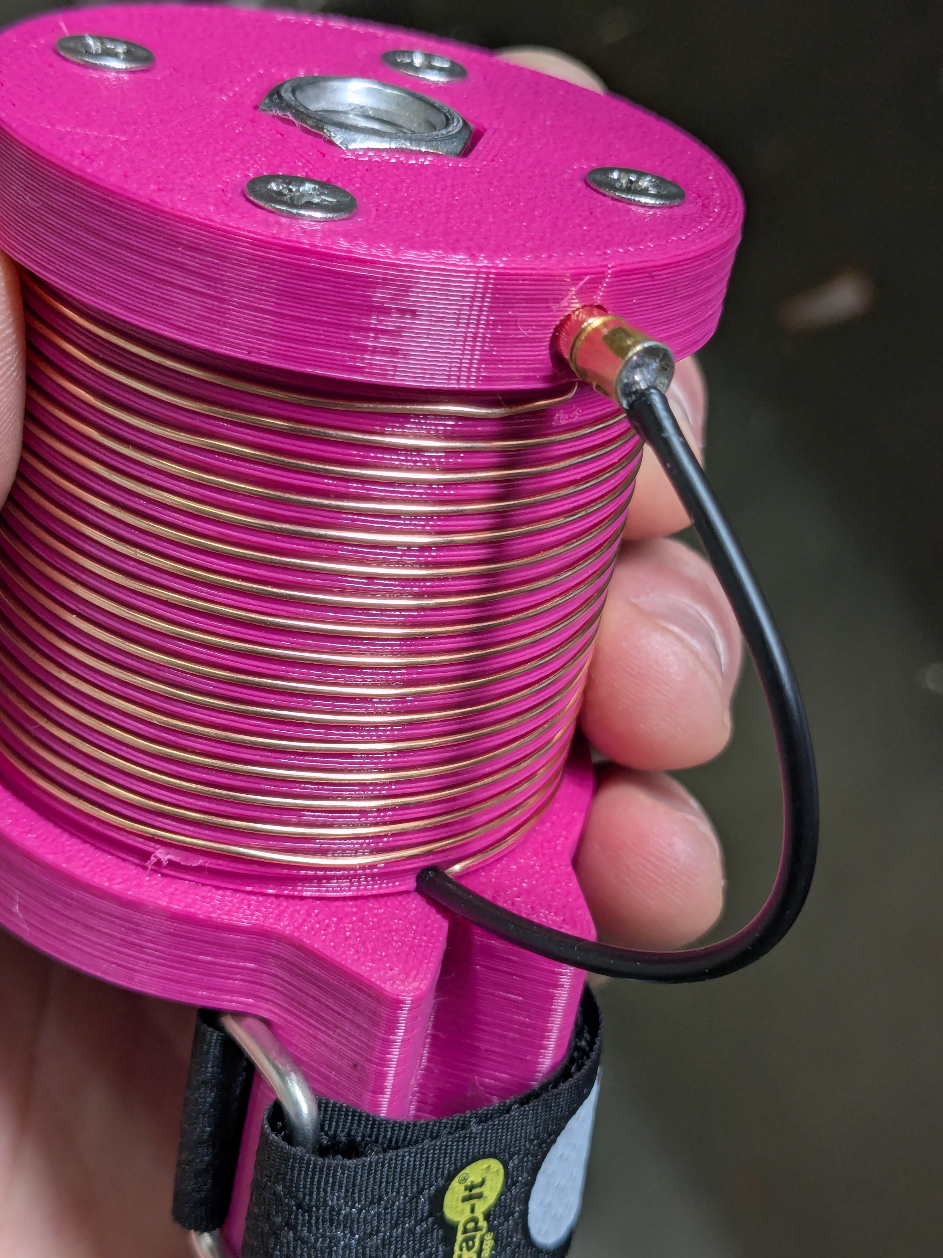 40 m Vertical Antenna Loading Coil for 5 m (17 ft) Whip