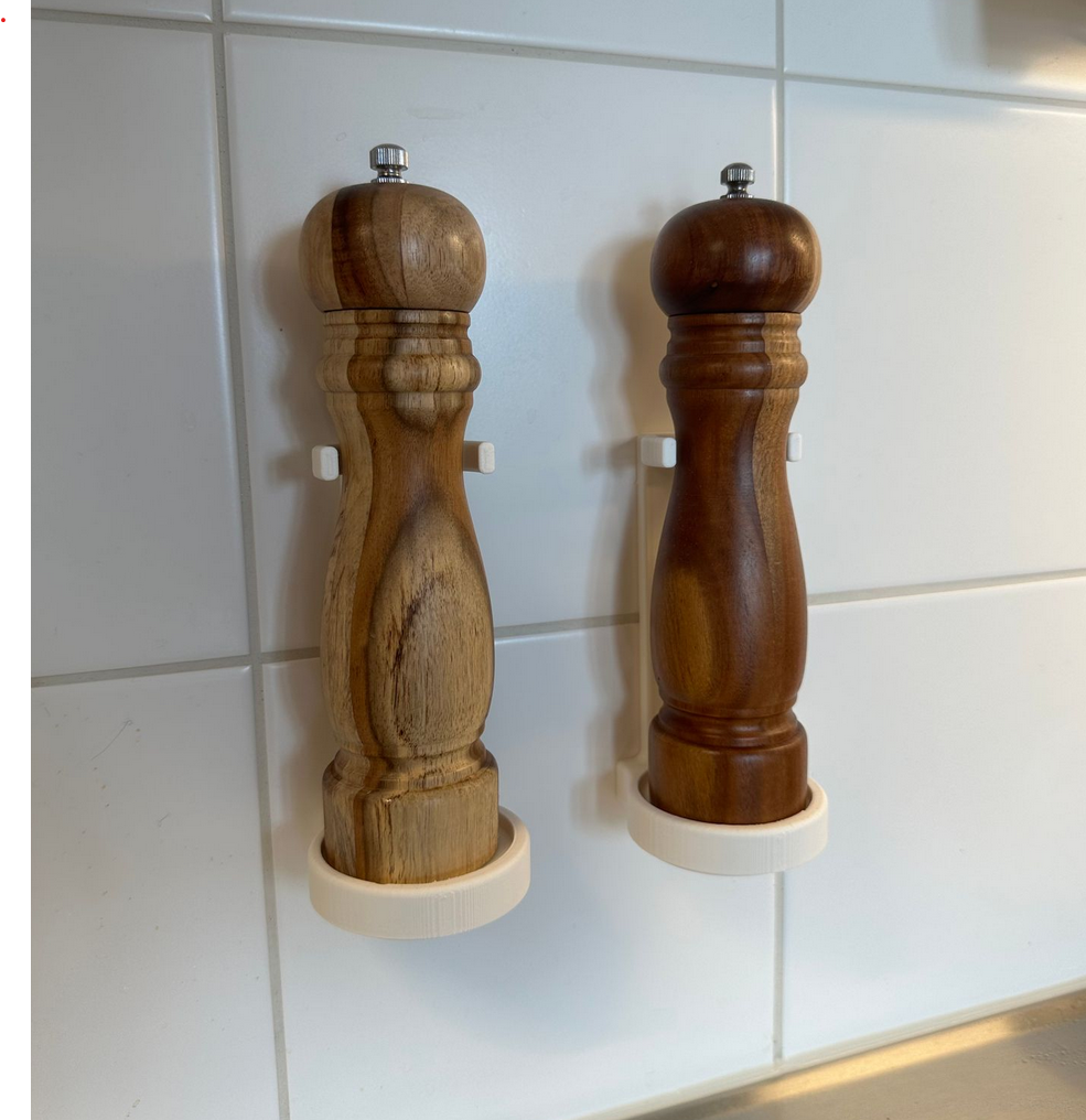 Floating salt and pepper holder by sbjzn | Download free STL model ...