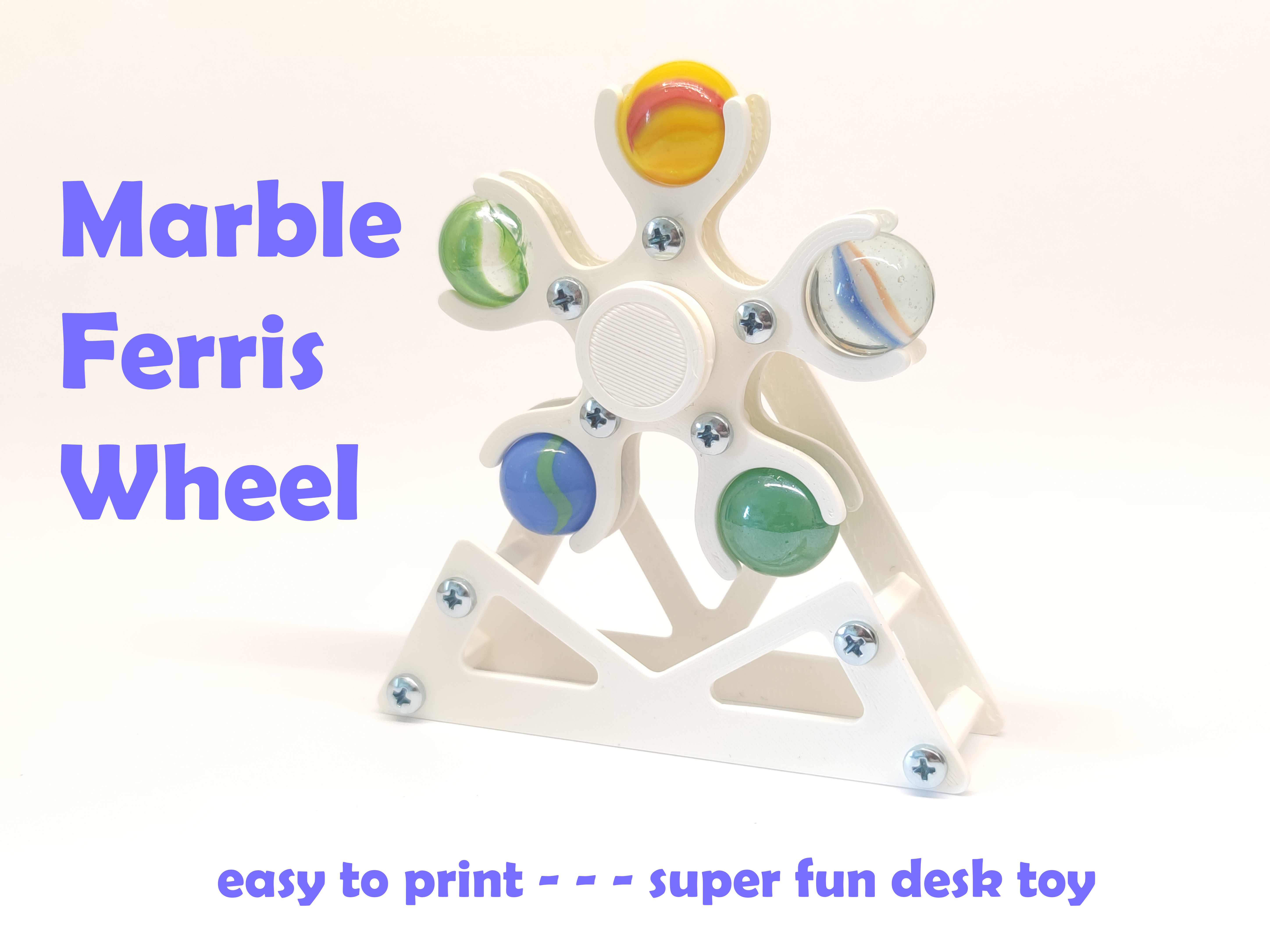 Marble ferris wheel / fidget spinner