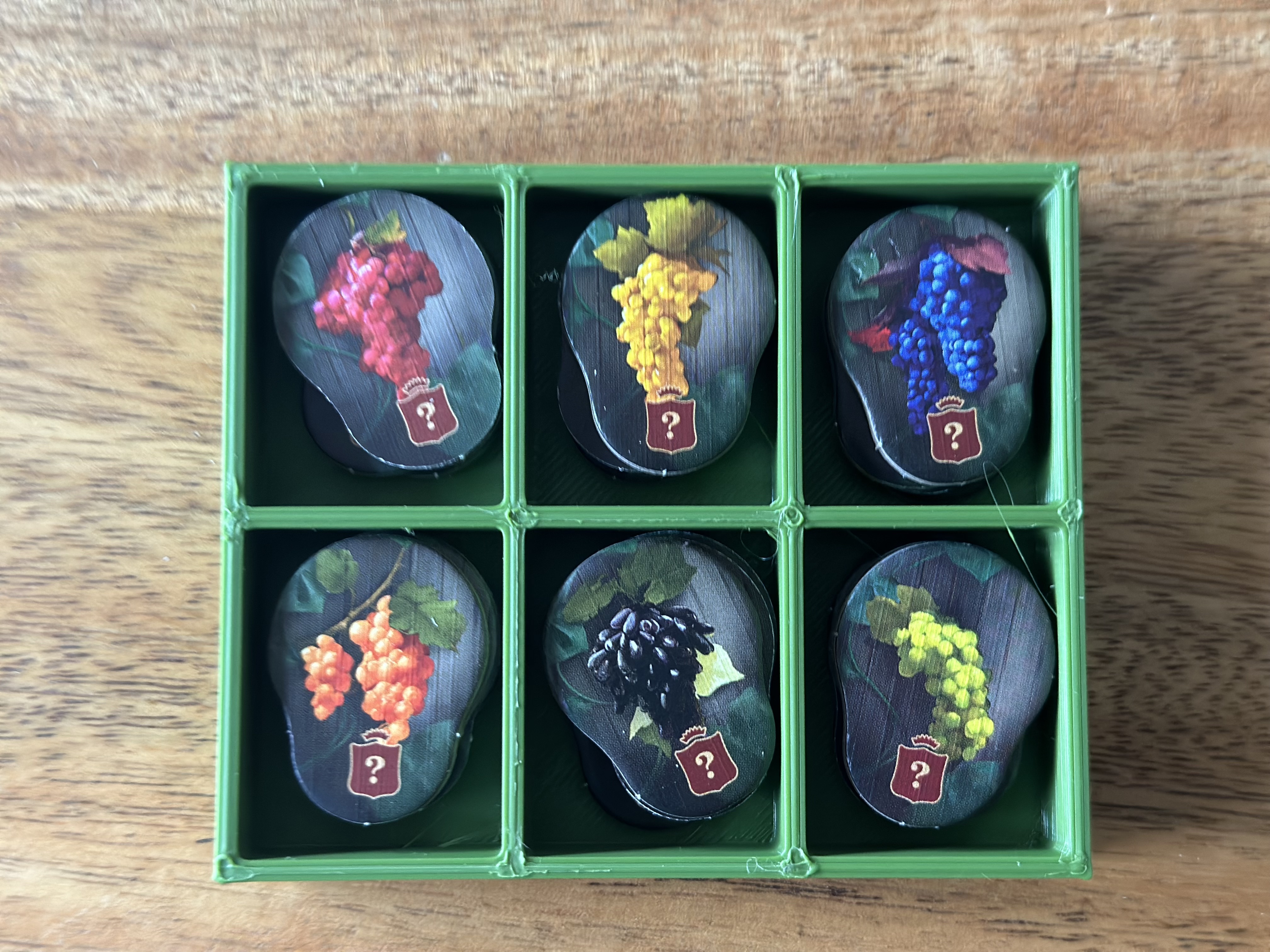 Vineyard bonus tile tray for Castles of Burgundy Special Edition