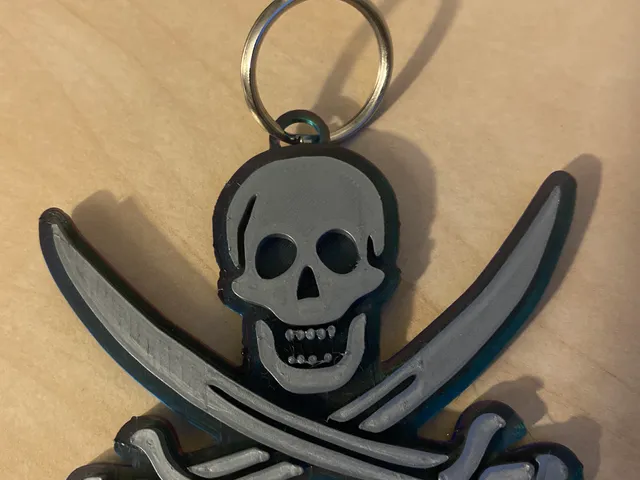 Pirate logo Keychain