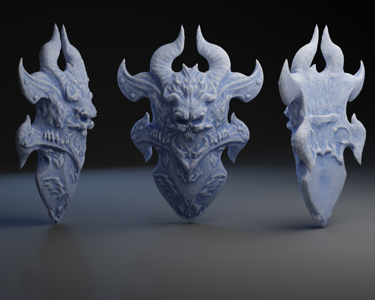 Inferno Shield by Peter Farell Download free STL model