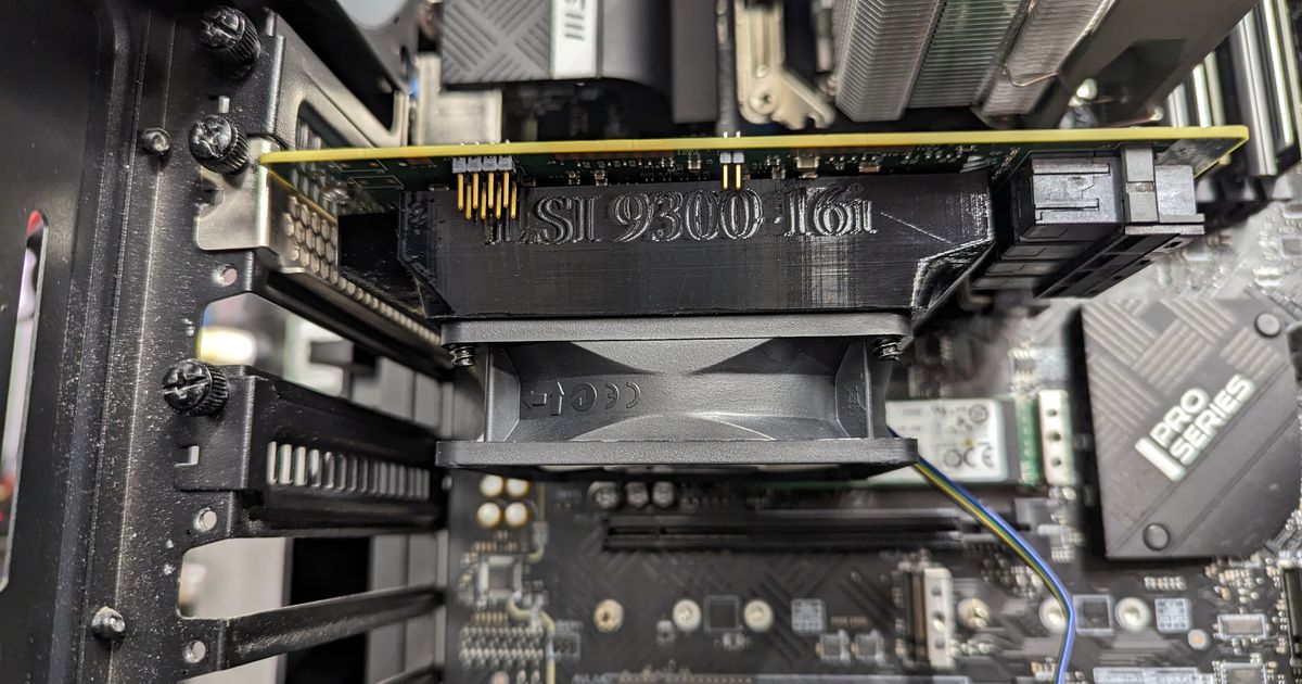 lsi-9300-16i-sas-hba-80mm-fan-shroud-by-noblex13-download-free-stl