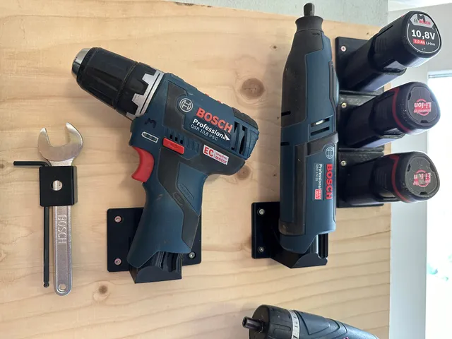 Bosch Professional 12V / 10.8V tool wall holders