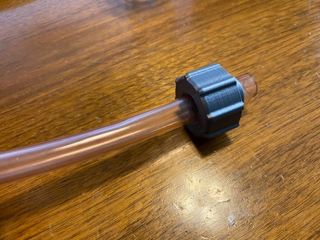 Spent Primer Tube Bottle Cap and Clamp