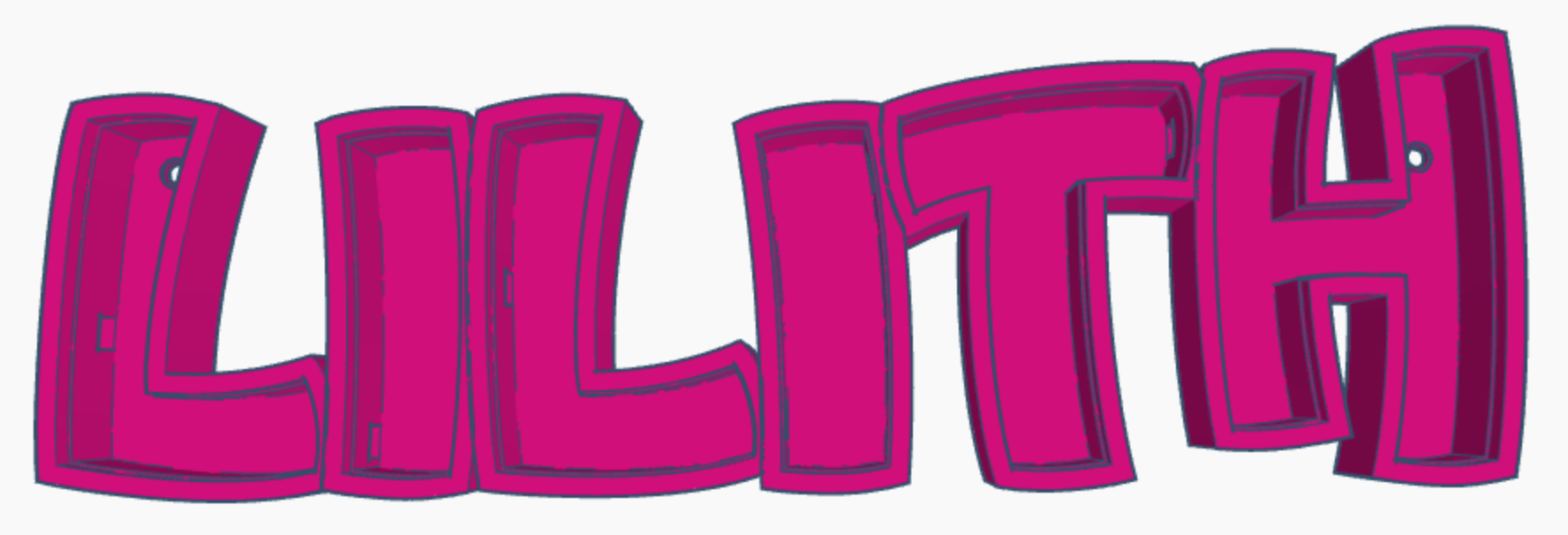LILITH LED- Namenslampe (Name lamp)