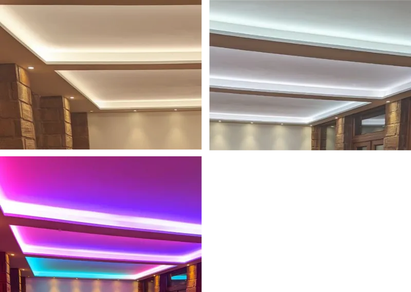 Aluminium profiles for indirect lighting by LED Strips - very easy to  assemble 