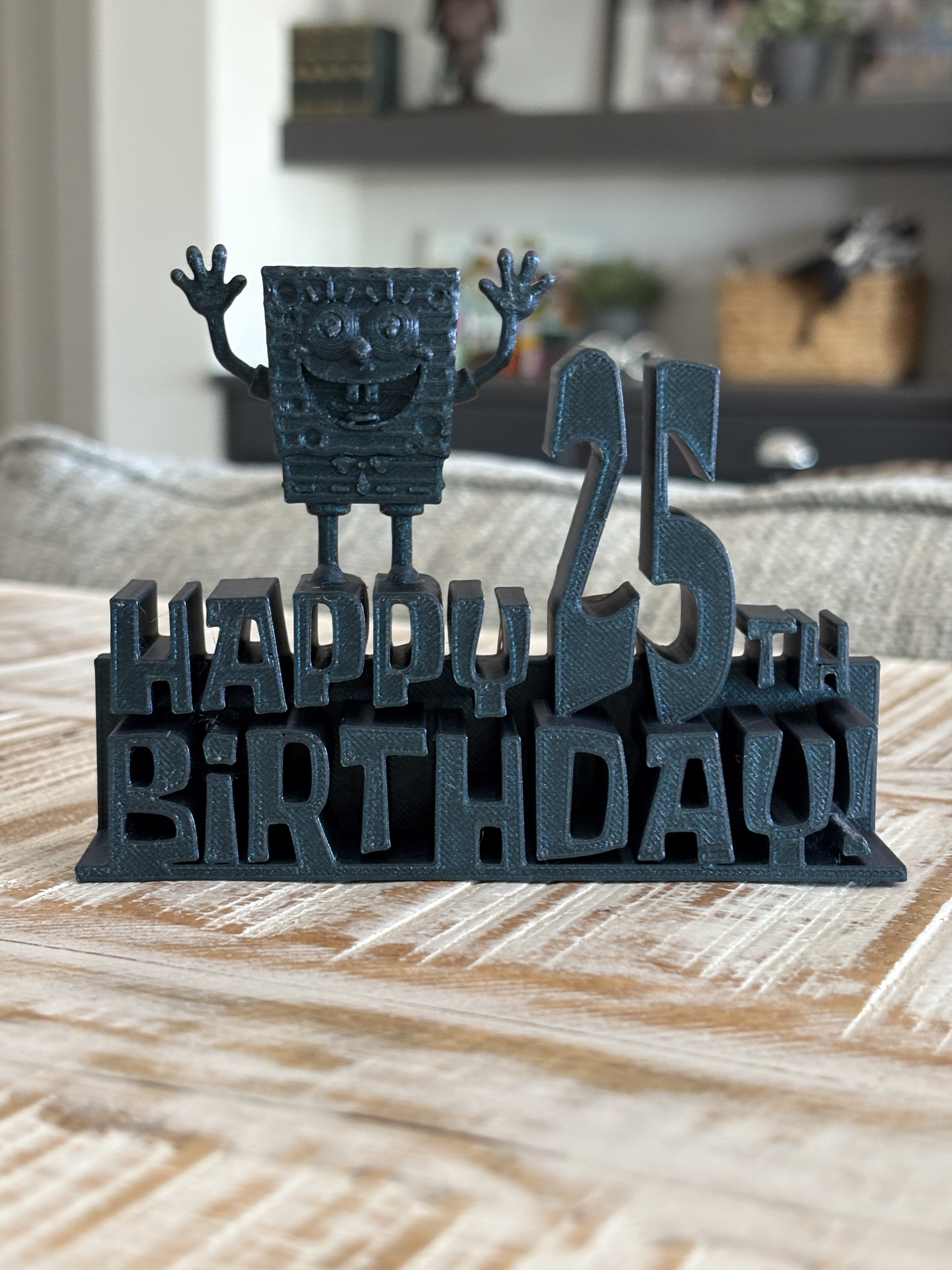 SpongeBob Birthday Cake Topper