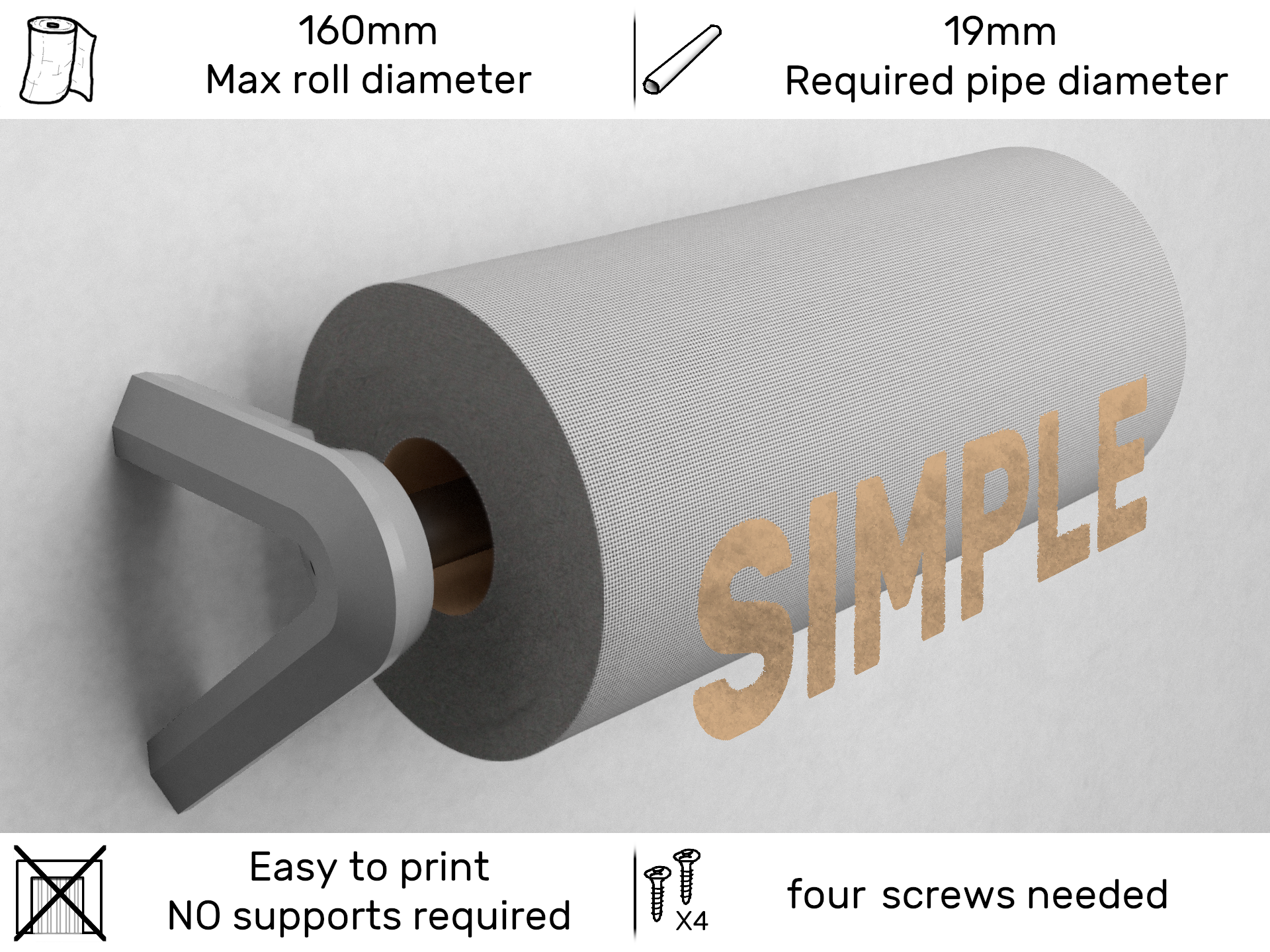 Simple Towel Holder