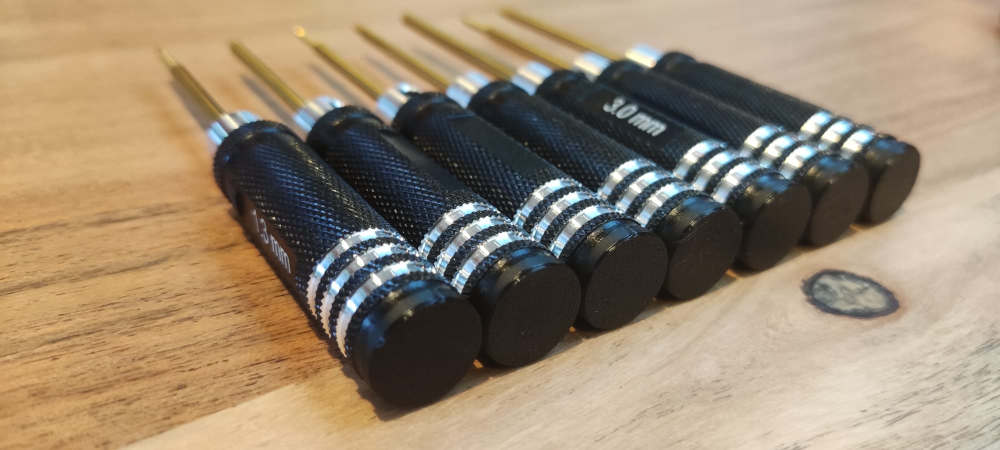 HEX screwdrivers endcaps (Round and HEX)