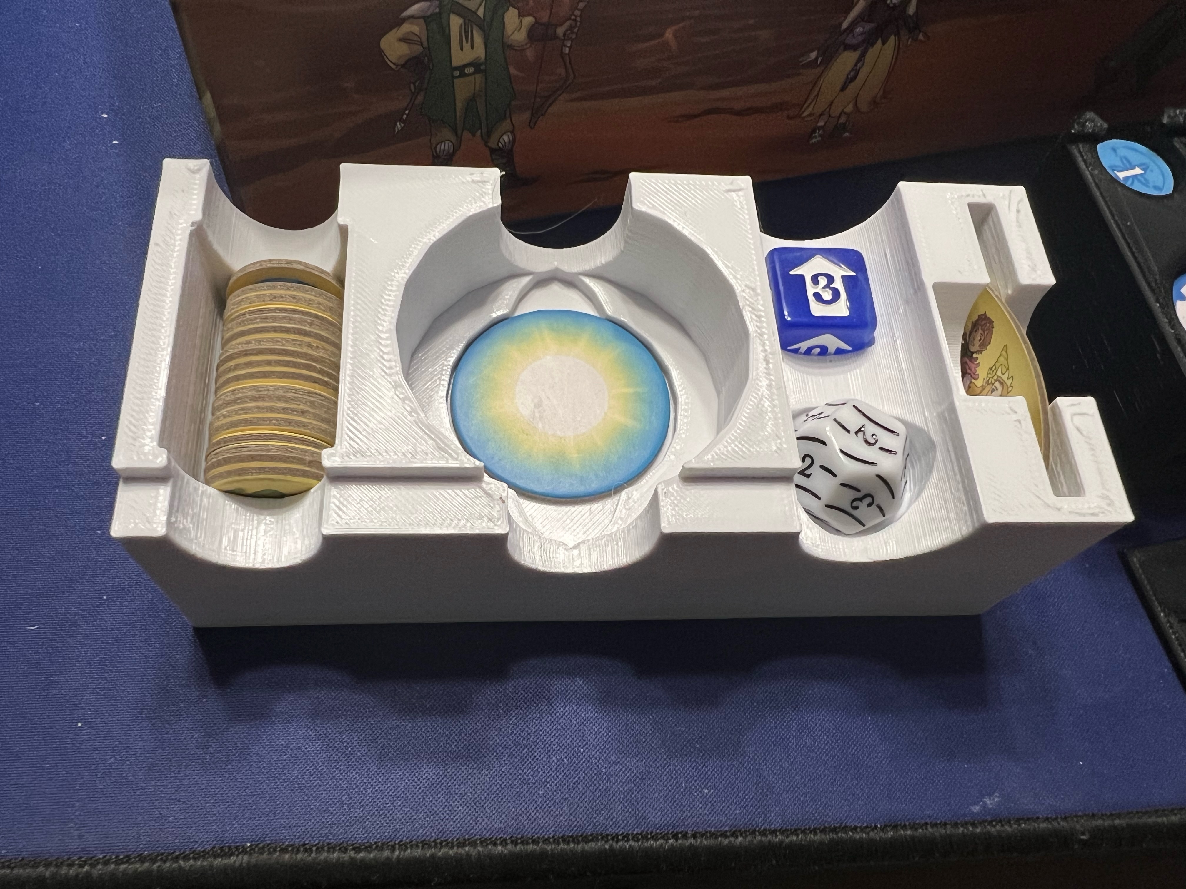 Castles by the Sea Board Game Insert (including Riptide Expansion)