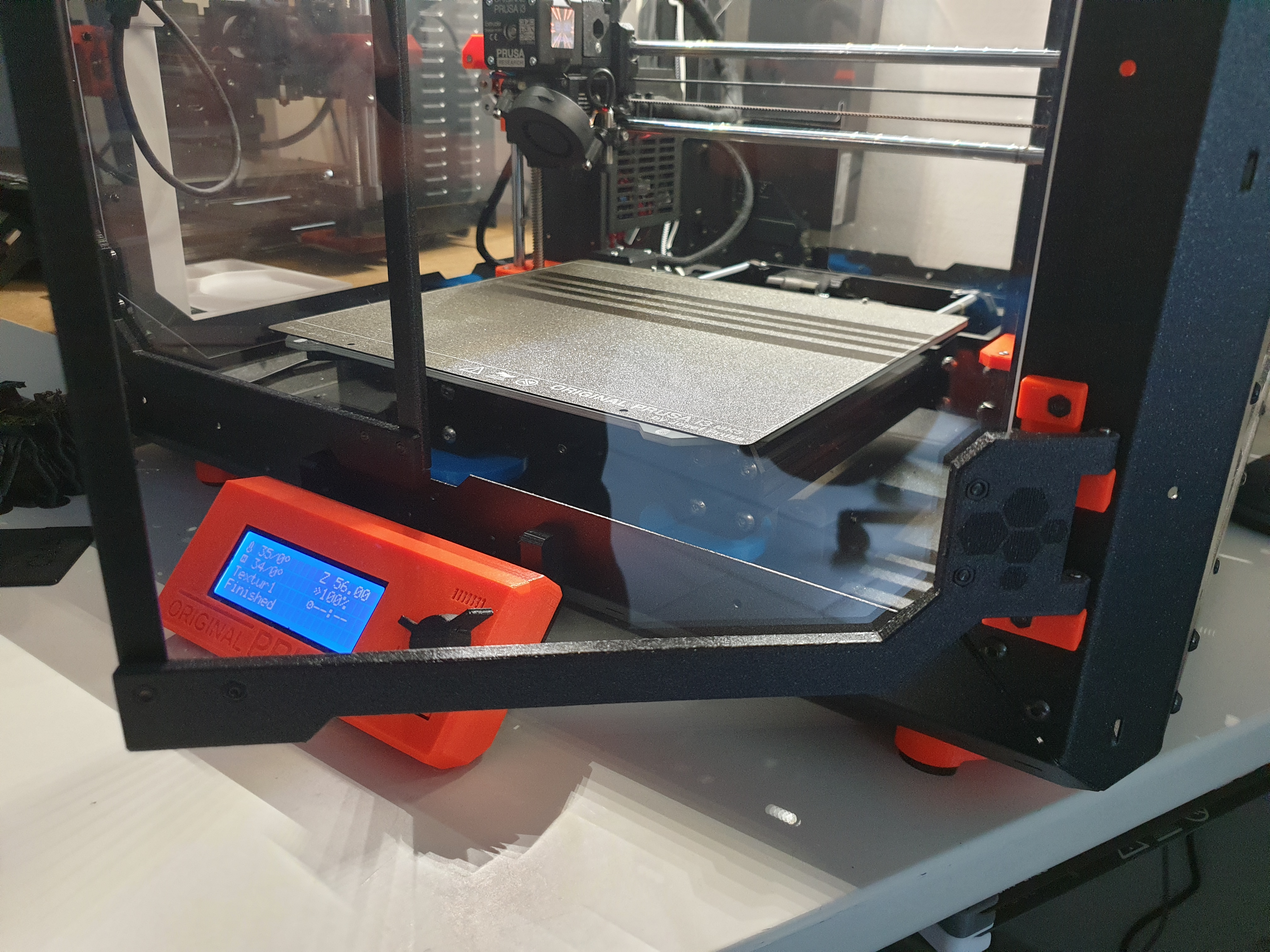 Stiffening Lift-Off Door Hinges for Original Prusa Enclosure