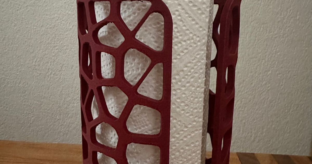 voronoi-paper-towel-holder-by-luka-download-free-stl-model