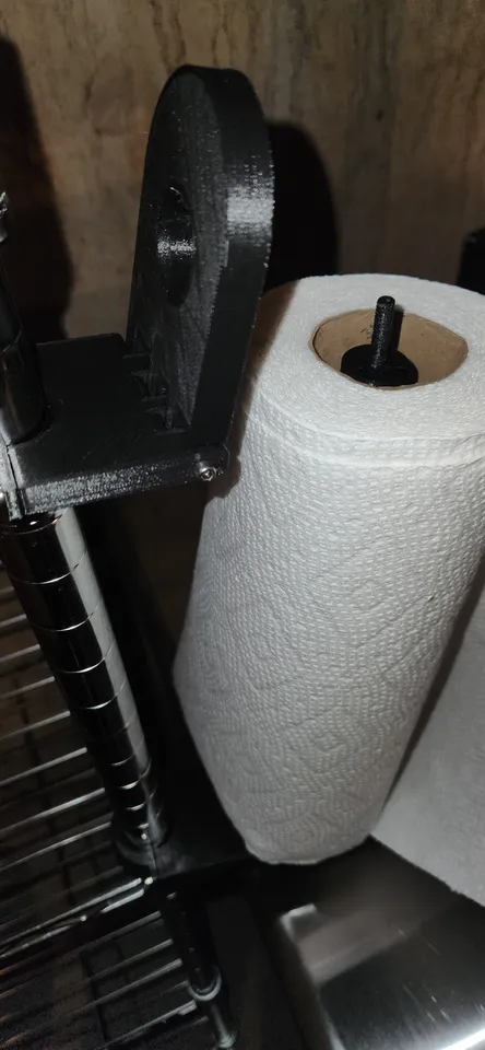 Diy vertical paper online towel holder